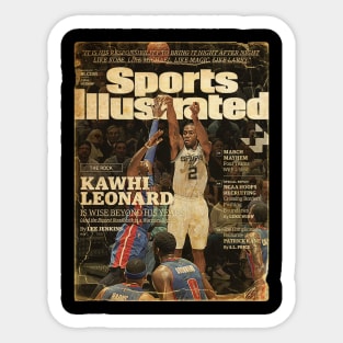 COVER SPORT - SPORT ILLUSTRATED - KAWHI LEONARD Sticker